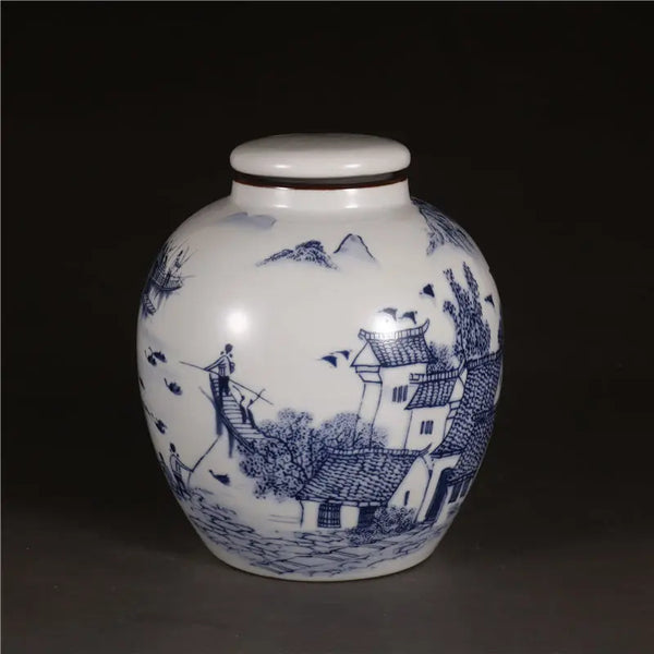 Blue White Porcelain Vase-ToShay.org