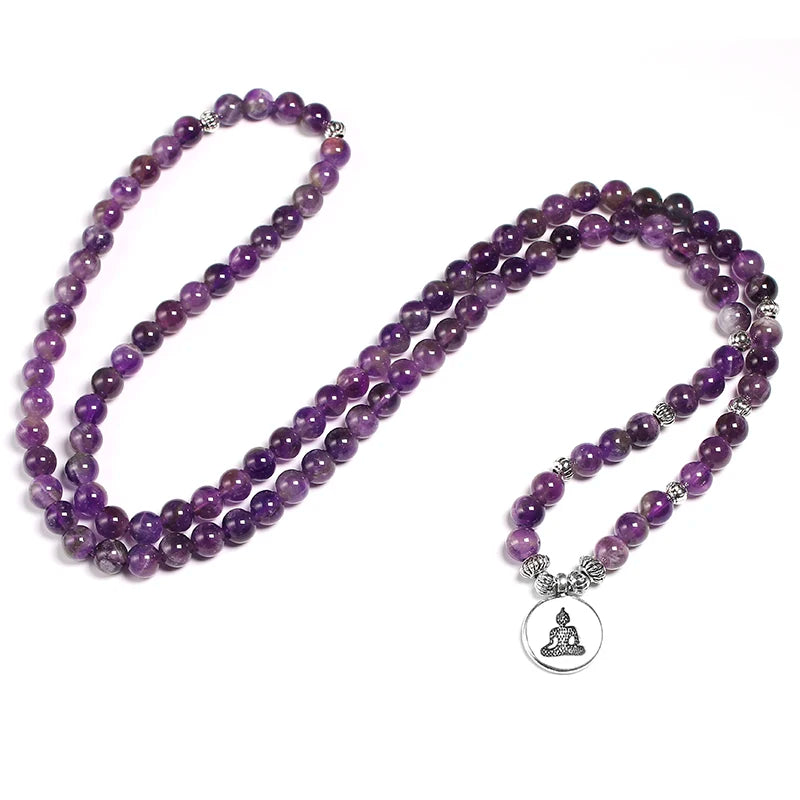 Purple Amethyst Crystal Bracelet-ToShay.org