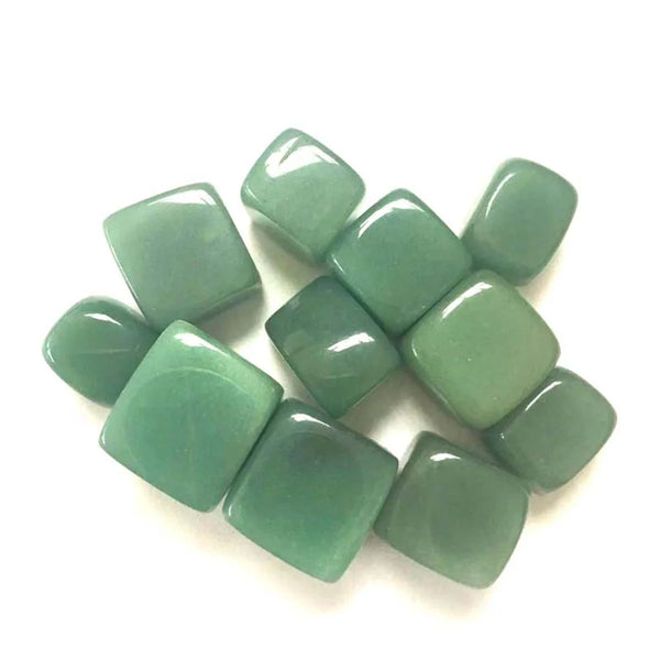 Green Jade Cube Stones-ToShay.org