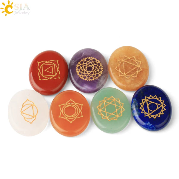 Chakra Palm Stone Set-ToShay.org