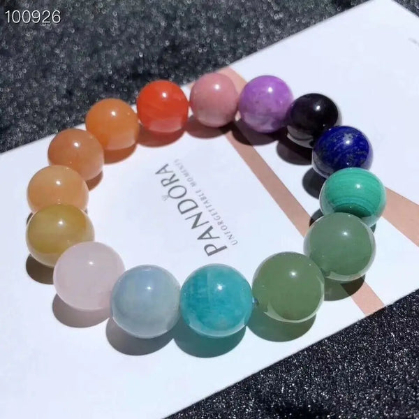 Rainbow Crystal Quartz Bracelet-ToShay.org