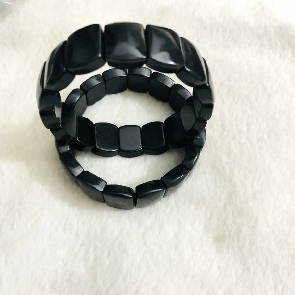 Black Shungite Bracelet-ToShay.org