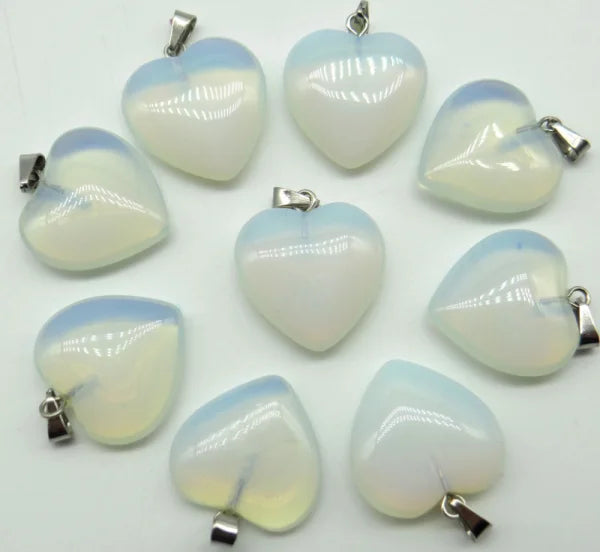 Mixed Crystal Heart Pendants-ToShay.org