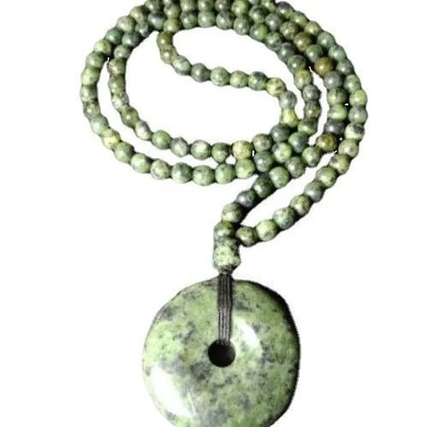 Green Jade Buckle Pendant-ToShay.org