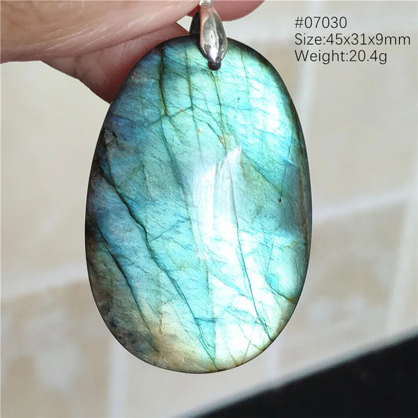 Blue Light Labradorite Pendant-ToShay.org