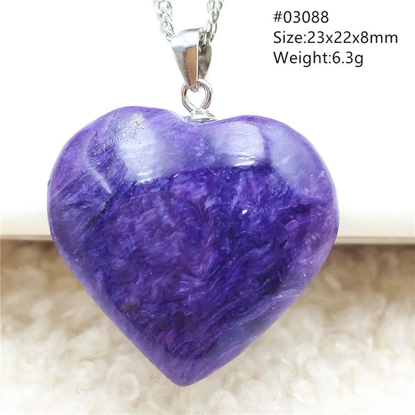 Purple Charoite Pendant-ToShay.org