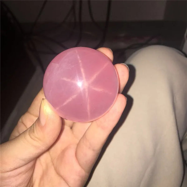 Pink Star Rose Quartz Balls-ToShay.org