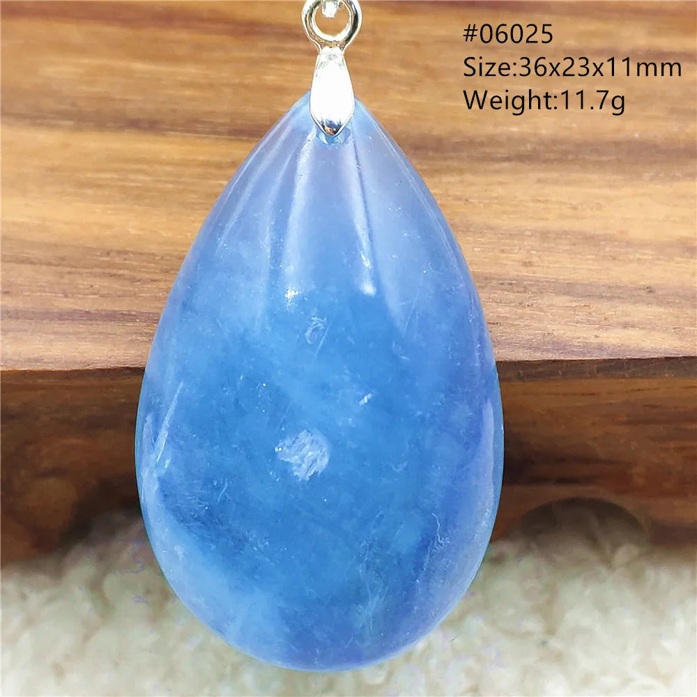 Blue Aquamarine Pendant-ToShay.org