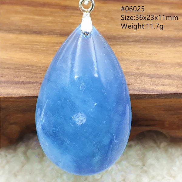Blue Aquamarine Pendant-ToShay.org