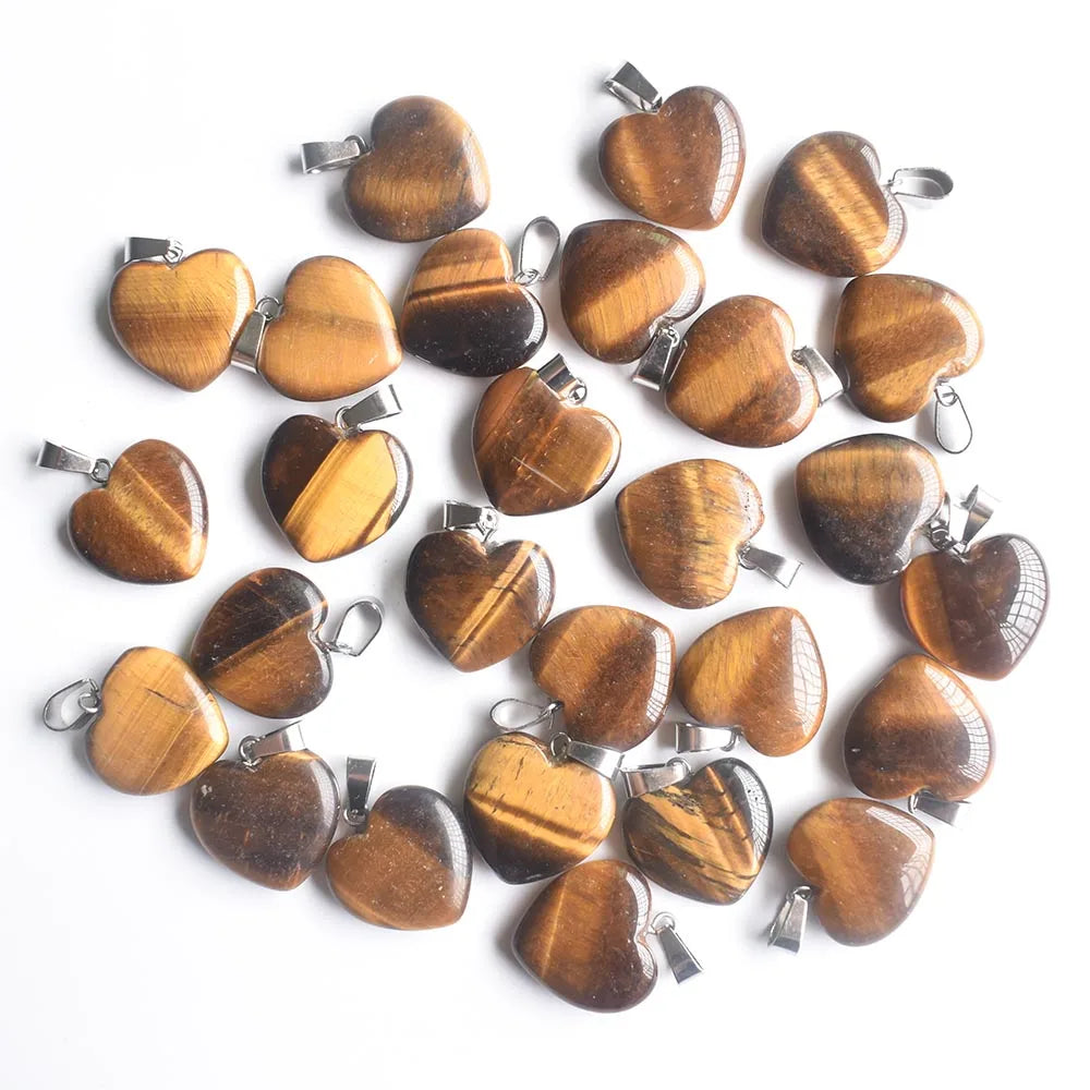 Yellow Tiger Eye Hearts-ToShay.org