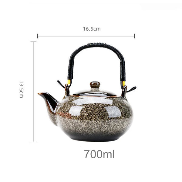 Glazed Ceramic Teapot-ToShay.org
