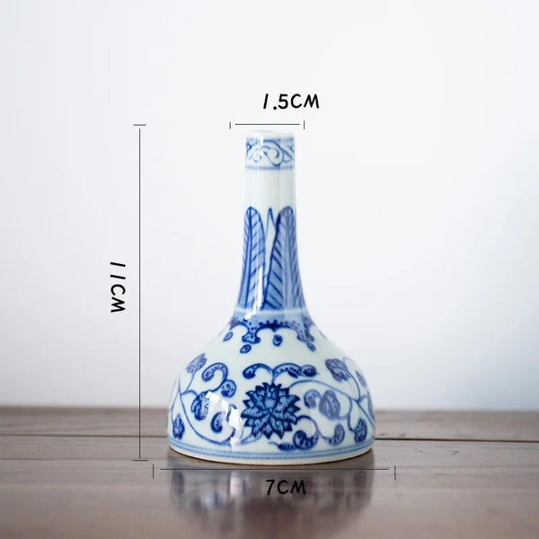 Blue White Ceramic Vase-ToShay.org