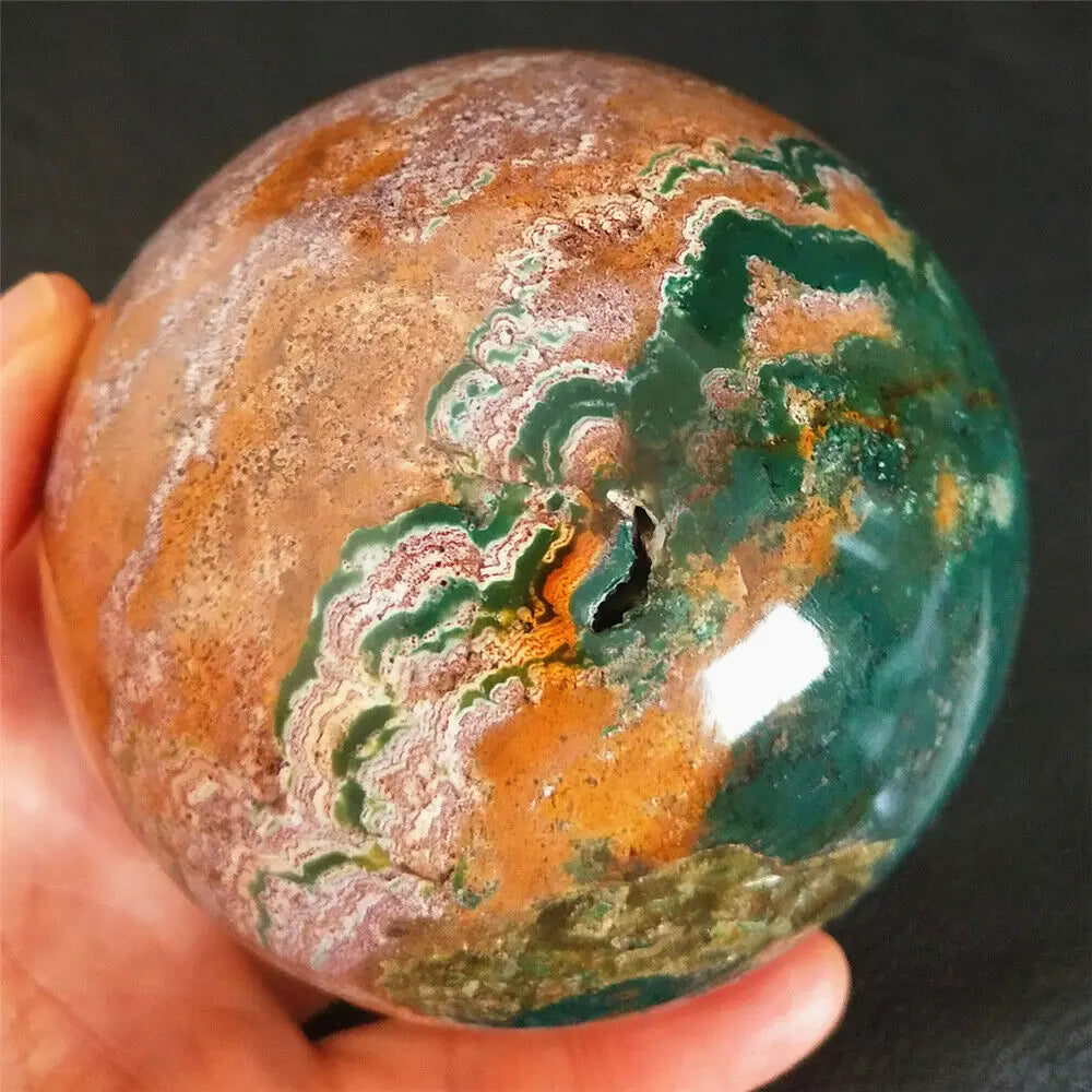 Yellow Marine Jasper Ball-ToShay.org
