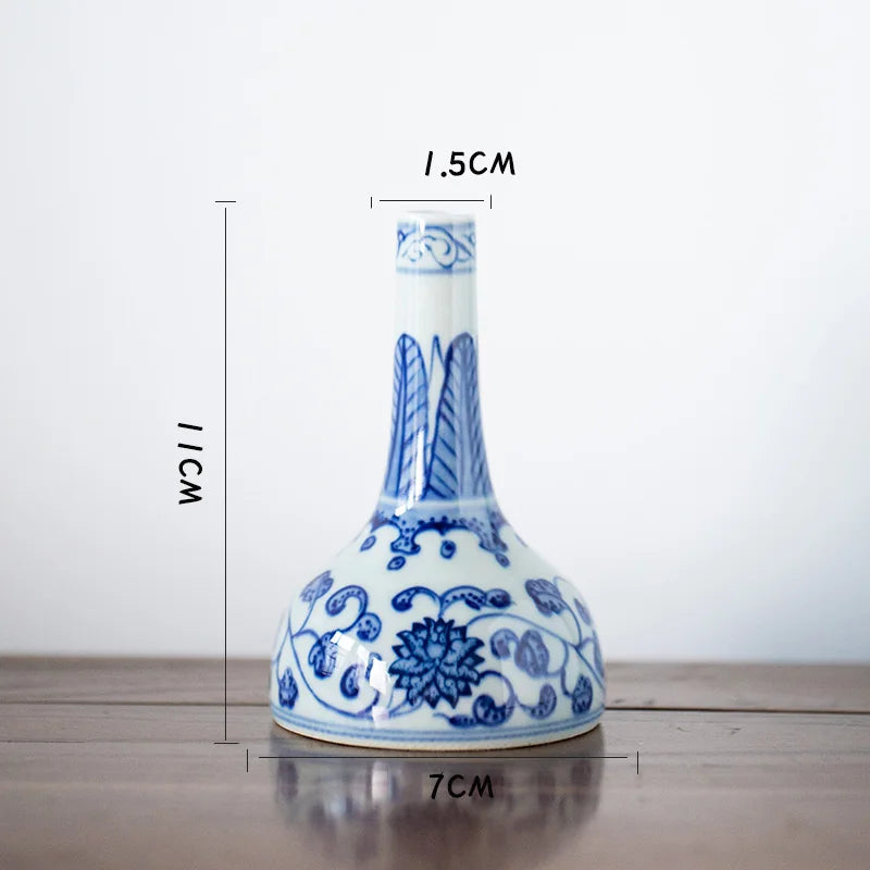 Blue White Ceramic Vase-ToShay.org