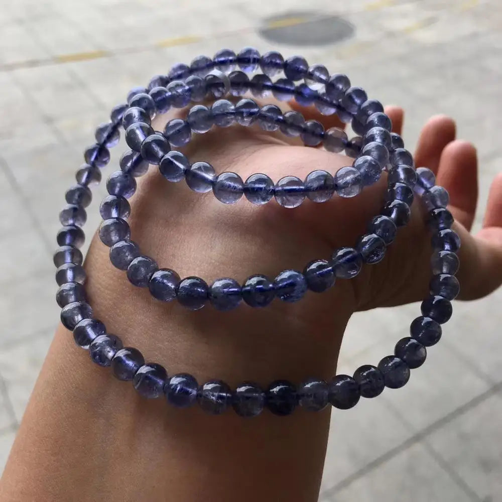 Blue Dichroite Cordierite Bracelet-ToShay.org