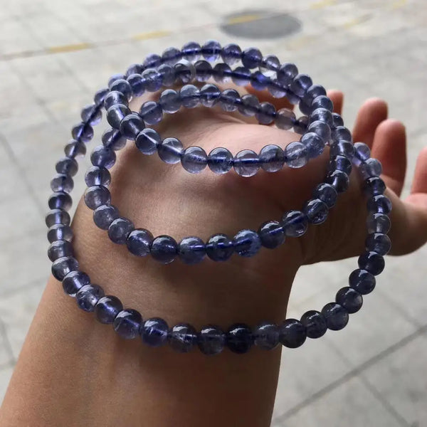 Blue Dichroite Cordierite Bracelet-ToShay.org