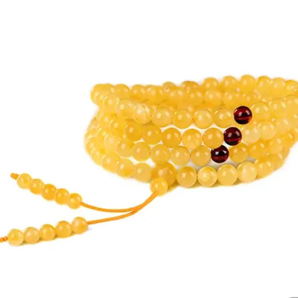 Red Amber Prayer Beads-ToShay.org