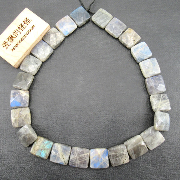 Blue Labradorite Square Beads-ToShay.org