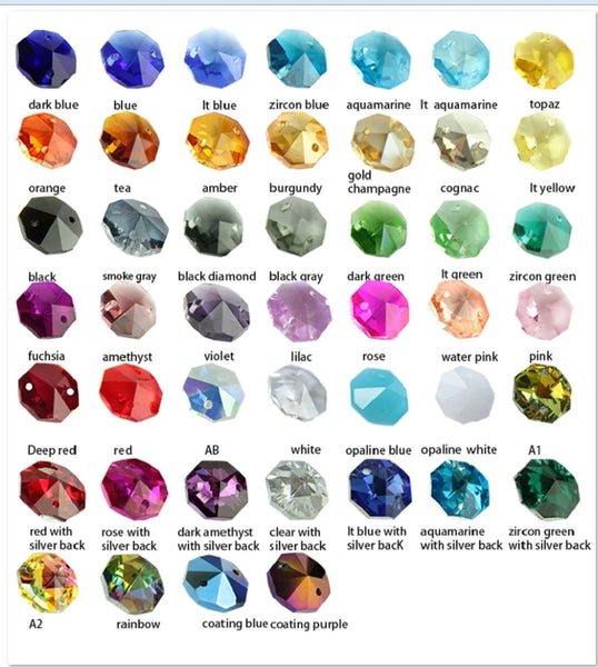 Crystal Octagon Beads-ToShay.org