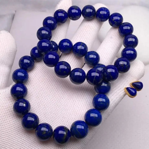 Blue Lapis Lazuli Bracelet-ToShay.org