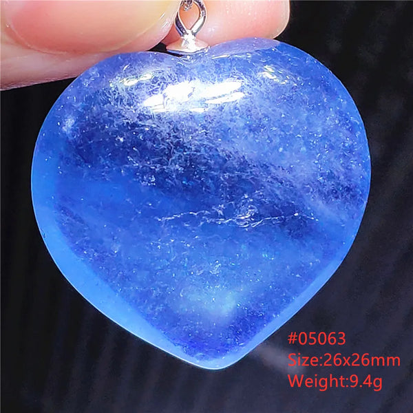 Blue Aquamarine Crystal Pendant-ToShay.org