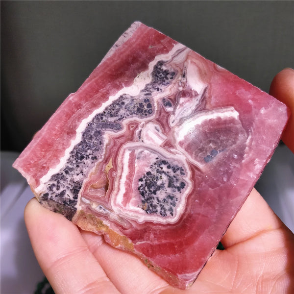 Pink Rhodochrosite Slab-ToShay.org