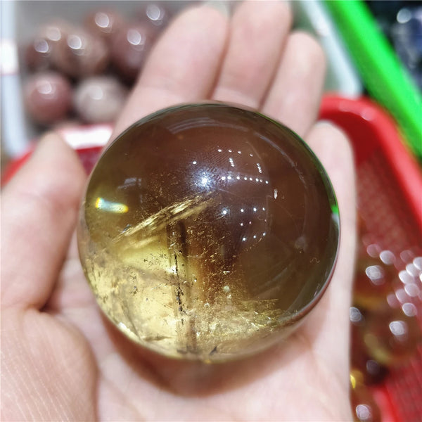 Yellow Citrine Crystal Ball-ToShay.org
