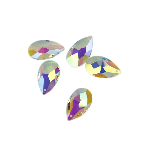 Crystal Tear Drop Pendant-ToShay.org