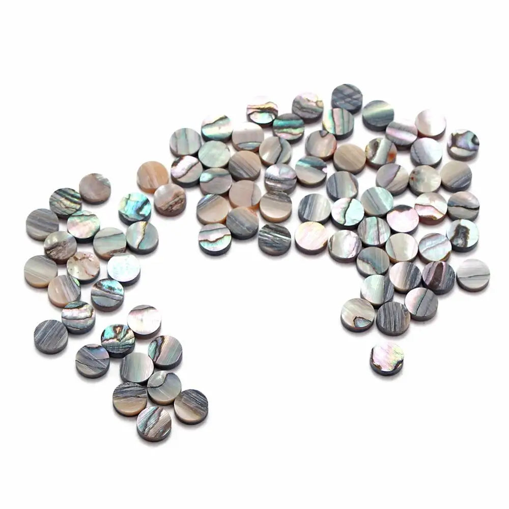 Green Abalone Shell Dots-ToShay.org