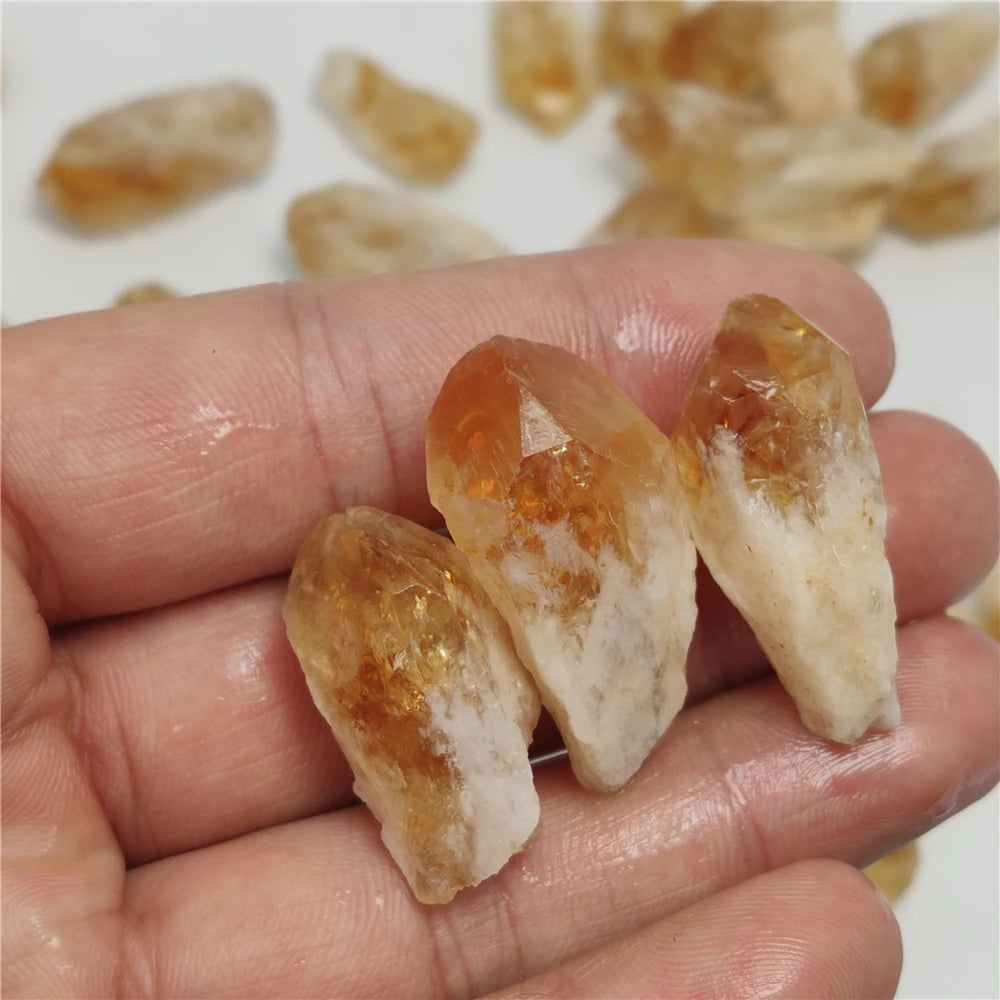 Yellow Citrine Quartz Crystal-ToShay.org