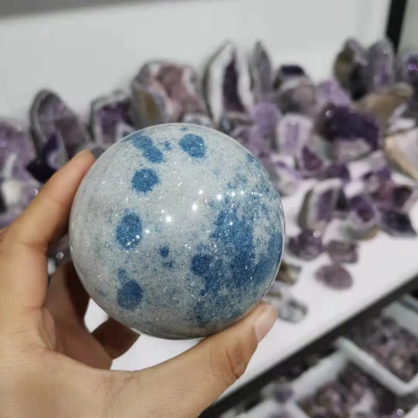 Blue K2 Jasper Ball-ToShay.org