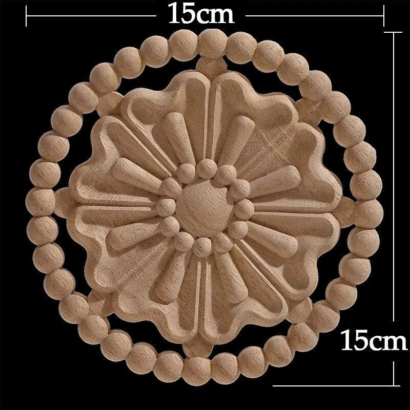 Wood Carved Flower Panel-ToShay.org