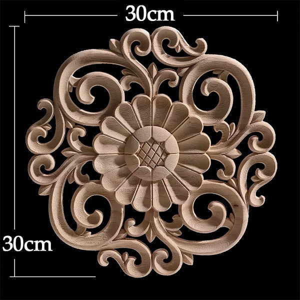 Wood Carved Flower Panel-ToShay.org