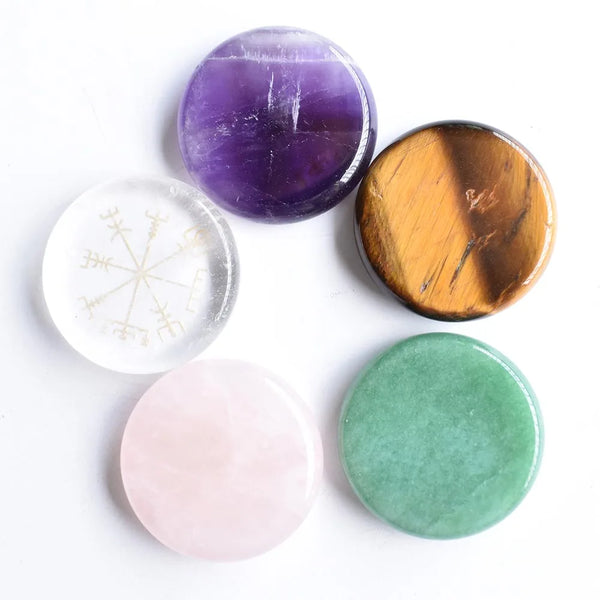 Crystal Compass Palm Stones-ToShay.org