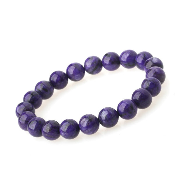 Purple Charoite Bead Bracelets-ToShay.org