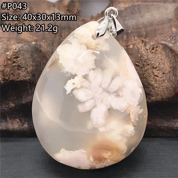 Pink Cherry Agate Pendant-ToShay.org