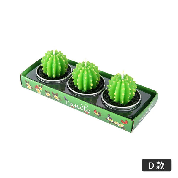 Green Cactus Candles-ToShay.org