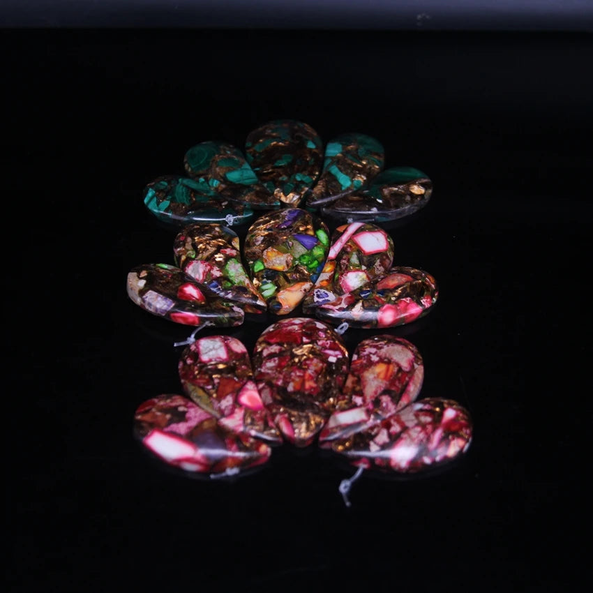 Mixed Emperor Jasper Pendants-ToShay.org