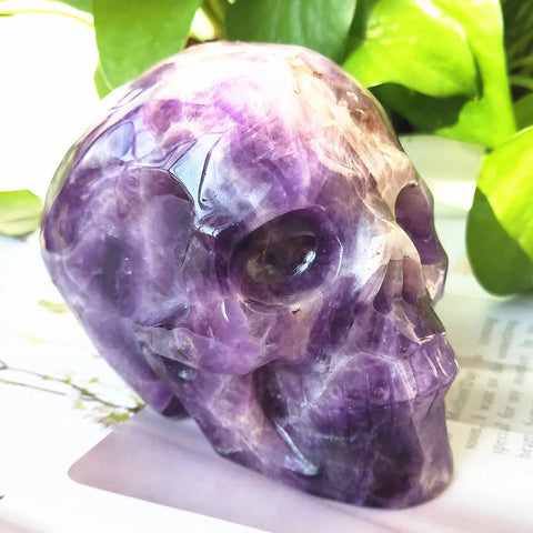 Purple Dream Amethyst Skull-ToShay.org