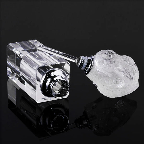 Clear Crystal Perfume Bottle-ToShay.org