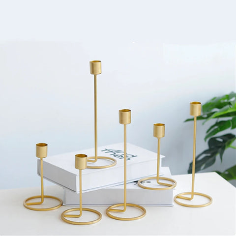 Gold Candlestick Holders-ToShay.org