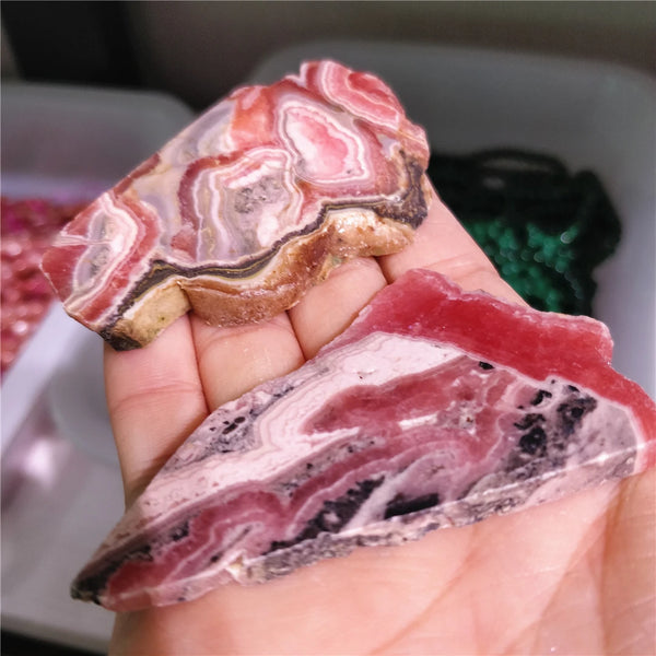 Pink Rhodochrosite Slab-ToShay.org