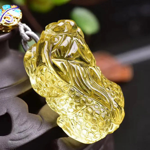 Yellow Citrine Quartz Pi Xiu-ToShay.org