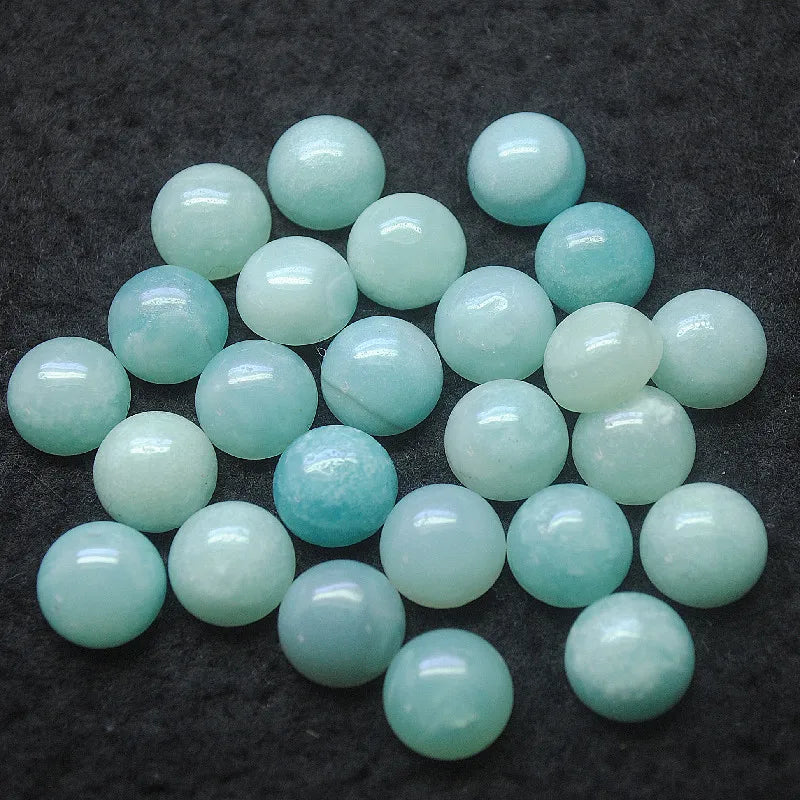 Blue Amazonite Cabochons-ToShay.org