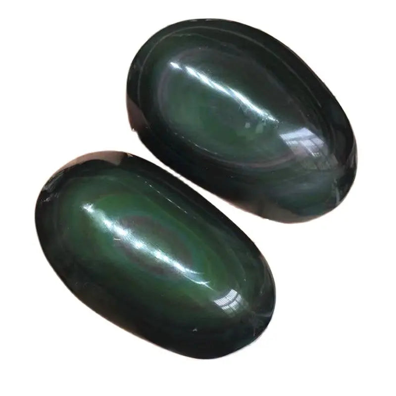 Rainbow Obsidian Palm Stones-ToShay.org