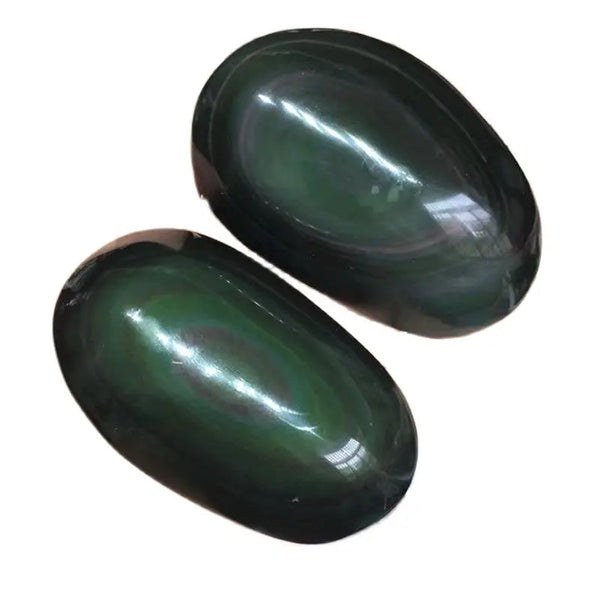 Rainbow Obsidian Palm Stones-ToShay.org