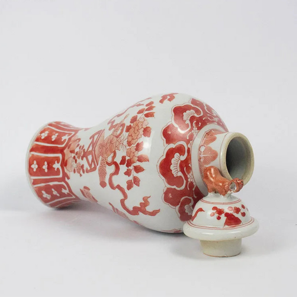 Lion Ceramic Tea Caddy-ToShay.org