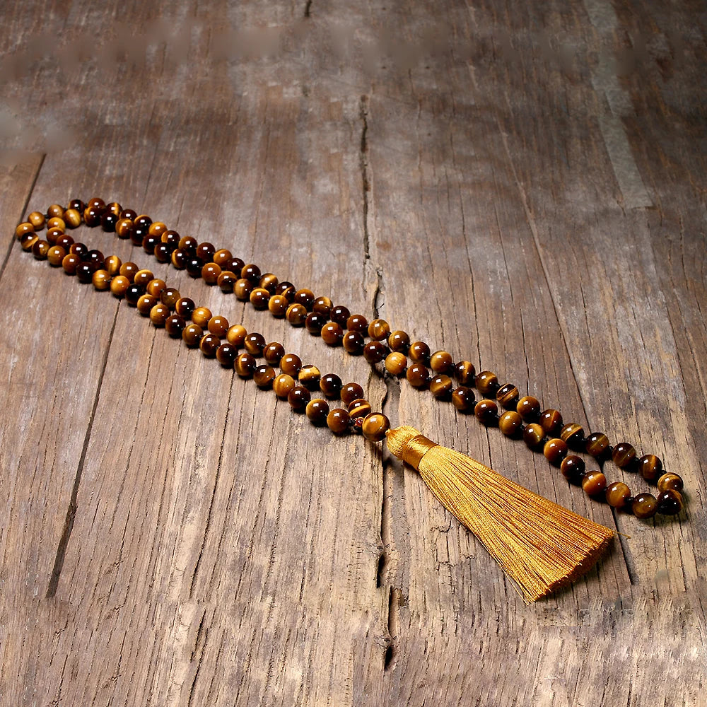 Yellow Tiger Eye Japamala-ToShay.org