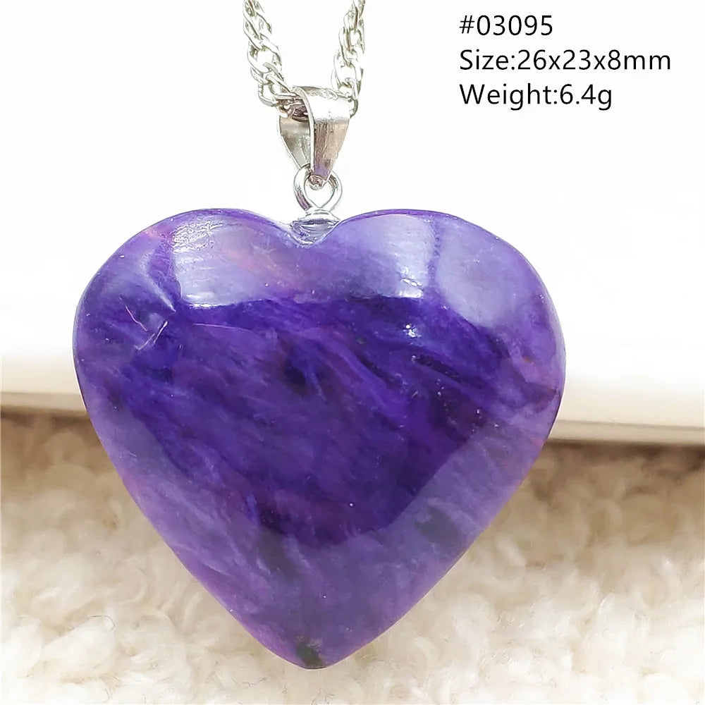 Purple Charoite Pendant-ToShay.org