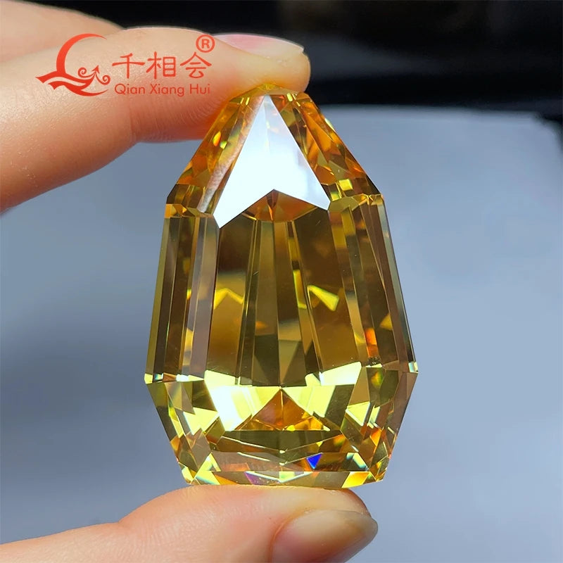 Yellow Faceted Diamond-ToShay.org